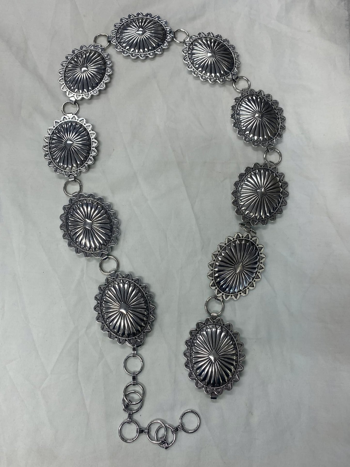 Silver Concho Belt