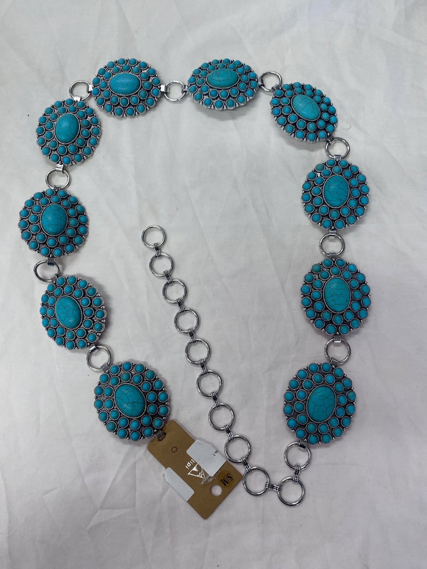 Turquoise Concho Belt