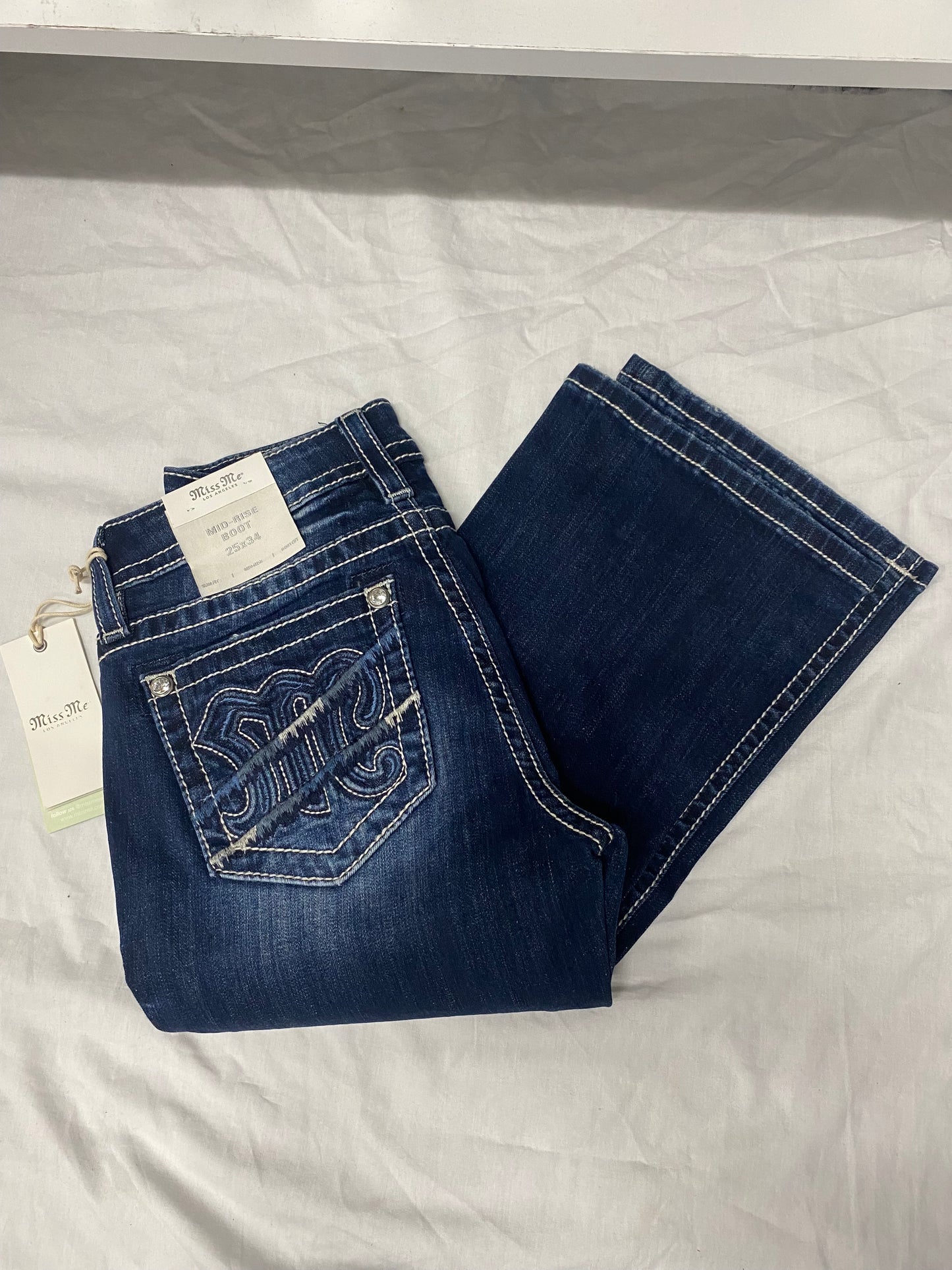 Miss Me Dark Wash Boot Cut Jeans