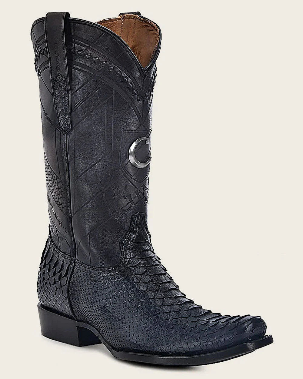 Cuadra CU736 - Blue Exotic Python Boot