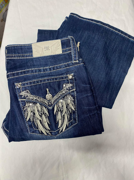 Miss Me Boot Cut Jeans Dark Wash