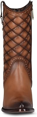 Cuadra Boot in Bovine Leather with Zipper Brown