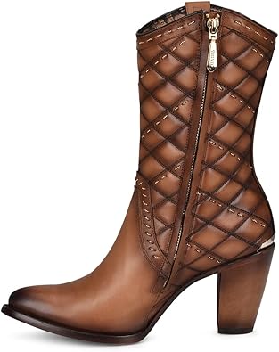 Cuadra Boot in Bovine Leather with Zipper Brown