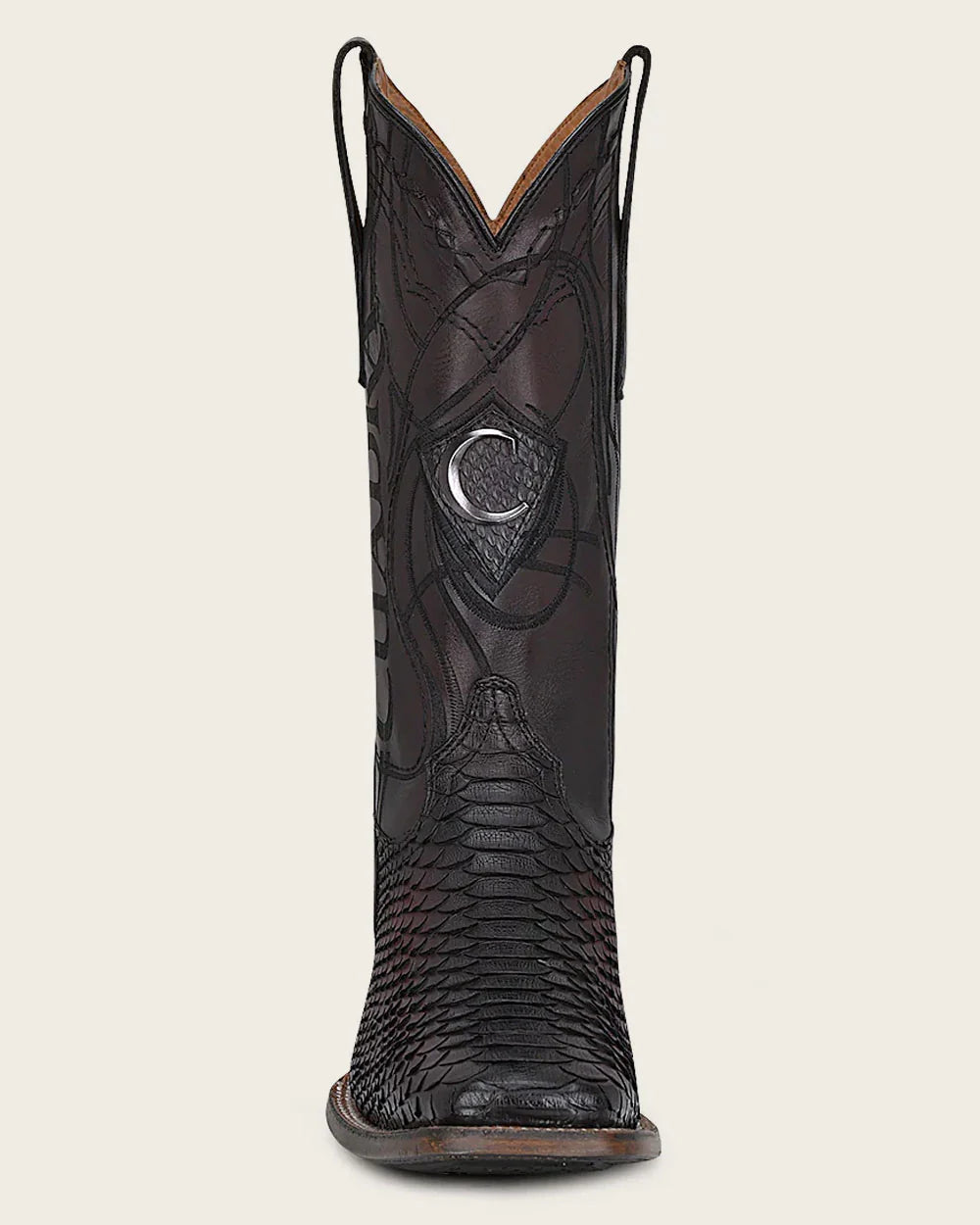 Cuadra CU746 - Cherry Exotic Python Boot